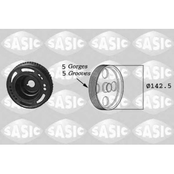 Ременный шкив коленвала SASIC 2156013