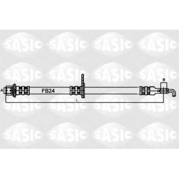 Тормозной шланг SASIC 6606055