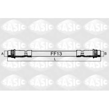 Тормозной шланг SASIC SBH4070
