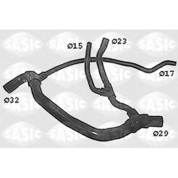 Шланг радиатора SASIC SWH4193