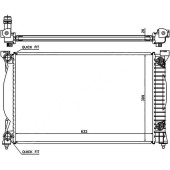 Радиатор AUDI A4 / S4 1.8T / 1.9TD / 2.0 / 2.0T / 2.0TD 00-07 / AUDI A6 / S6 2.0 01-04 <b>SAT AD0006</b>