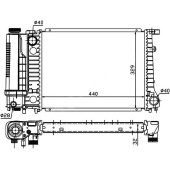 Радиатор BMW 3-SERIES E30 1.6 / 1.8 82-90 / BMW E36 1.6 / 1.8 / 2.0 / 2.3 / 2.5 / 2.8 / BMW E34 1.8 / 2.0 / 2.5 88-96 <b>SAT BW0003</b>