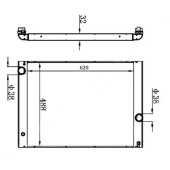 Радиатор BMW 5-Series 03-10 / 6-Series 03-10 / 7-Series 01-08 <b>SAT BW0008-1</b>