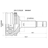 Шрус наружный CHEVROLET AVEO 1.2 ABS 02-08 / DAEWOO KALOS 1.2 ABS 02- <b>SAT DW-08A47</b>