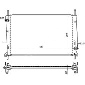Радиатор FORD MONDEO 1.6 / 1.8 / 2.0 93-00 <b>SAT FD0004-MT</b>