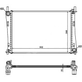 Радиатор FORD FUSION / FIESTA 1.25 / 1.4 / 1.6 01-08 / MAZDA 2 1.3 / 1.4 / 1.6 02- <b>SAT FD0008</b>
