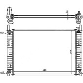 Радиатор FORD FUSION / FIESTA 1.3 / 1.4 / 1.4TD 2001-2008 / / MAZDA 2 1.4D 2002- <b>SAT FD0008-1</b>