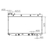 Радиатор HONDA FIT / JAZZ 03-07 <b>SAT HD00013-03</b>