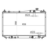 Радиатор HONDA CIVIC 01-05 <b>SAT HD0001-ES</b>