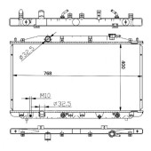 Радиатор HONDA ACCORD 2.0 / 2.4 08- <b>SAT HD0003-CU</b>