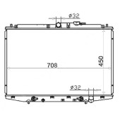 Радиатор HONDA ODYSSEY / SHUTTLE 2.3 99-03 <b>SAT HD0007-RA6</b>