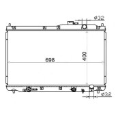 Радиатор HONDA STEP WGN B20B 96-01 <b>SAT HD0009-RF1</b>
