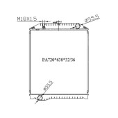 Радиатор HINO RANGER J08C GK1JW / HR1J 99- <b>SAT HI0001-2</b>