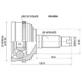 Шрус наружный HONDA CIVIC EK# D13B 95-00 / EH# ZC 92-95 / INTEGRA DA6 / DOMANI MA5 B18B / MB5 D16A 92- <b>SAT HO-020A</b>