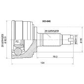 Шрус наружный HONDA CIVIC EK# / DOMANI MA7 / PARTHNER EY6 / 7 D1#B / LOGO / CAPA GA# 94-00 <b>SAT HO-046</b>