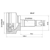Шрус HONDA Fit L13A, GD1, 00- <b>SAT HO-47</b>