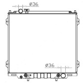 Радиатор HYUNDAI TERRACAN 2.5TD 01-07 <b>SAT HY0012-2.5</b>