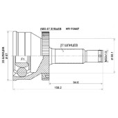 Шрус HYUNDAY Sonata 01- / Trajet 02- <b>SAT HY-11A47</b>