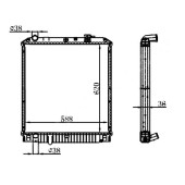 Радиатор ISUZU ELF NPR81 04- <b>SAT IS0002-3</b>