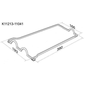 Прокладка клапанной крышки TOYOTA 4E / 5E-FE <b>SAT K11213-11041</b>