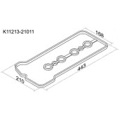 Прокладка клапанной крышки TOYOTA 1NZ-FE, 2NZ-FE <b>SAT K11213-21011</b>