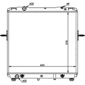 Радиатор KIA SORENTO 3.5 2002- <b>SAT KI0005-1</b>