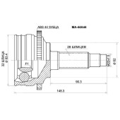 Шрус Mazda 6 / Atenza 2.0 / 2.3 GG# / GY#, 02- <b>SAT MA-44A44</b>
