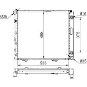 Радиатор Mercedes-Benz E-Class 84-95 <b>SAT MB0001-D</b>