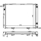 Радиатор Mercedes-Benz 190 82-94 <b>SAT MB0007-1</b>