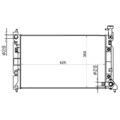 Радиатор MITSUBISHI COLT 4G15 / 4G19 Z25 / 8A 02- <b>SAT MC0001-Z2</b>