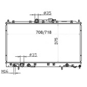Радиатор MITSUBISHI GALANT / LEGNUM 96-03 <b>SAT MC0002-E0</b>