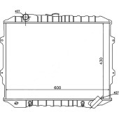 Радиатор MITSUBISHI PAJERO 2.3TD / 2.5TD 86-91 / HYUNDAI GALLOPER 2.5TD 91-98 <b>SAT MC0007-D</b>