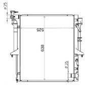 Радиатор MITSUBISHI L200 / TRITON 06- / PAJERO SPORT 08- 2.5D (26mm) <b>SAT MC000L200</b>