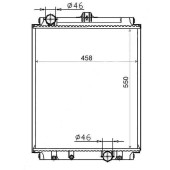 Радиатор MITSUBISHI CANTER 4D30 / 4D34T / 4D35 / 4D36 4M40 93- #51# / #53##43# / #44# 550MM <b>SAT MC0010-3.5</b>