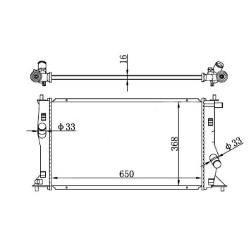 Радиатор MAZDA 5 / PREMACY 05- <b>SAT MZ0001-CP</b>