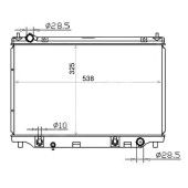 Радиатор MAZDA DEMIO / VERISA 03- <b>SAT MZ0004-2</b>