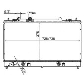 Радиатор MAZDA 6 / ATENZA 2.3 02-05 <b>SAT MZ0005</b>