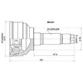 Шрус MAZDA MPV LW#, FS / GY 99-06 <b>SAT MZ-041</b>