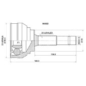Шрус NISSAN AD / Sunny / Pulsar / Presea GA13 / 15 / CD17 / 20 90-00 4WD <b>SAT NI-022</b>