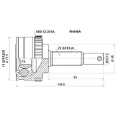 Шрус наружный NISSAN MARCH / MICRA K11 CG10 ABS 92-00 <b>SAT NI-049A</b>
