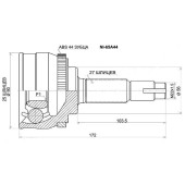 Шрус NISSAN Bluebird U14 SR20 96-, Primera P12 QR20 / 25 01- Serena C24 SR20 / QR20 / 25 99- / Avenir PW11 SR20 <b>SAT NI-65A44</b>