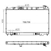 Радиатор NISSAN TEANA 03- QR25 <b>SAT NS0004-J31</b>