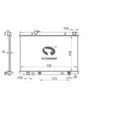Радиатор INFINITY M35 / NISSAN FUGA 06-10 <b>SAT NS0004-M35</b>