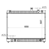 Радиатор Infiniti QX56 04-10 / Nissan Armada 03-16 <b>SAT NS0009-QX56</b>