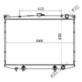 Радиатор NISSAN TERRANO / DATSUN / HARDBOY / PATHFINDER 1991-95 3,0 Gasoline <b>SAT NS000W21-2R</b>