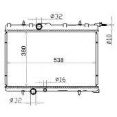 Радиатор PEUGEOT 206 1.4 / 1.6 98-07 / 307 / XSARA 1.6 / 2.0 01- / CITROEN C4 1.6 04-см.комментарий <b>SAT PG0001-1</b>