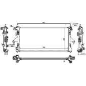 Радиатор FIAT DUCATO / PEUGEOT BOXER / CITROEN JUMPER 2.2TD / 3.0 06- <b>SAT PG0009-06</b>