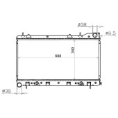 Радиатор SUBARU FORESTER / IMPREZA 97-02 турбо, бачки верх-низ <b>SAT SB0001-T-2R</b>