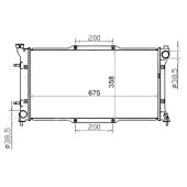 Радиатор SUBARU LEGACY 1.8 / 2.0 / 2.2 93-98 <b>SAT SB0003</b>