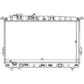 Радиатор HYUNDAI SONATA (TAGAZ) 2.0 / 2.4 / 2.5 / 2.7 / HYUNDAI XG 2.5 98- (трубчатый) <b>SAT SG-HY0006-MT</b>